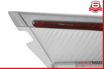 96-97 Mercedes W202 C230 C280 Rear Left Side Interior Door Panel Cover Grey OEM