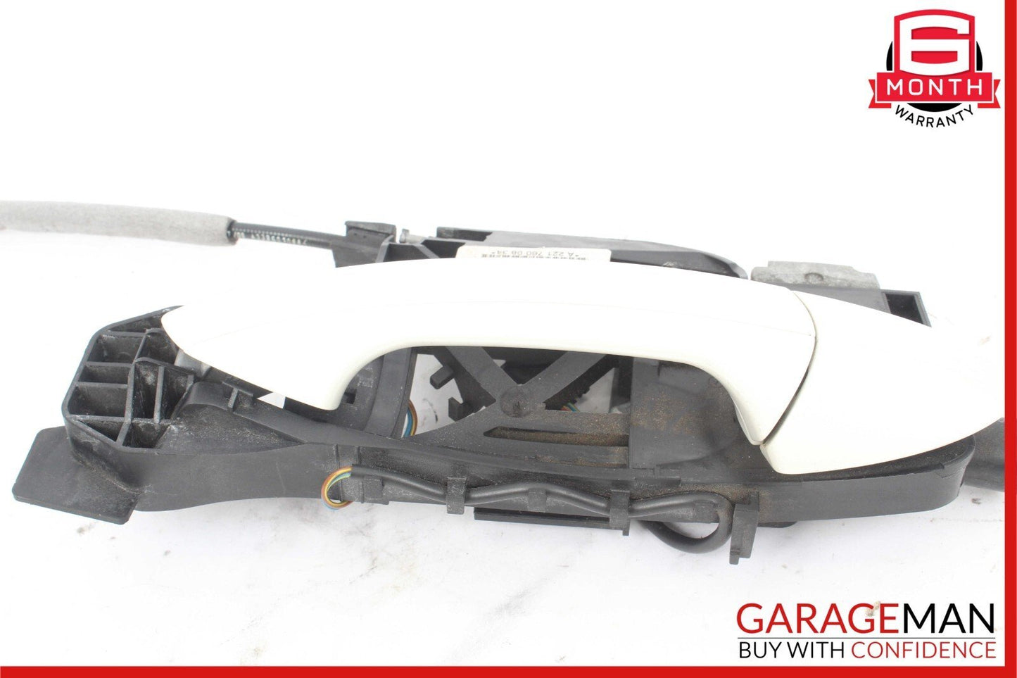 07-13 Mercedes W221 S63 AMG Rear Right Side Keyless Go Exterior Door Handle Grey
