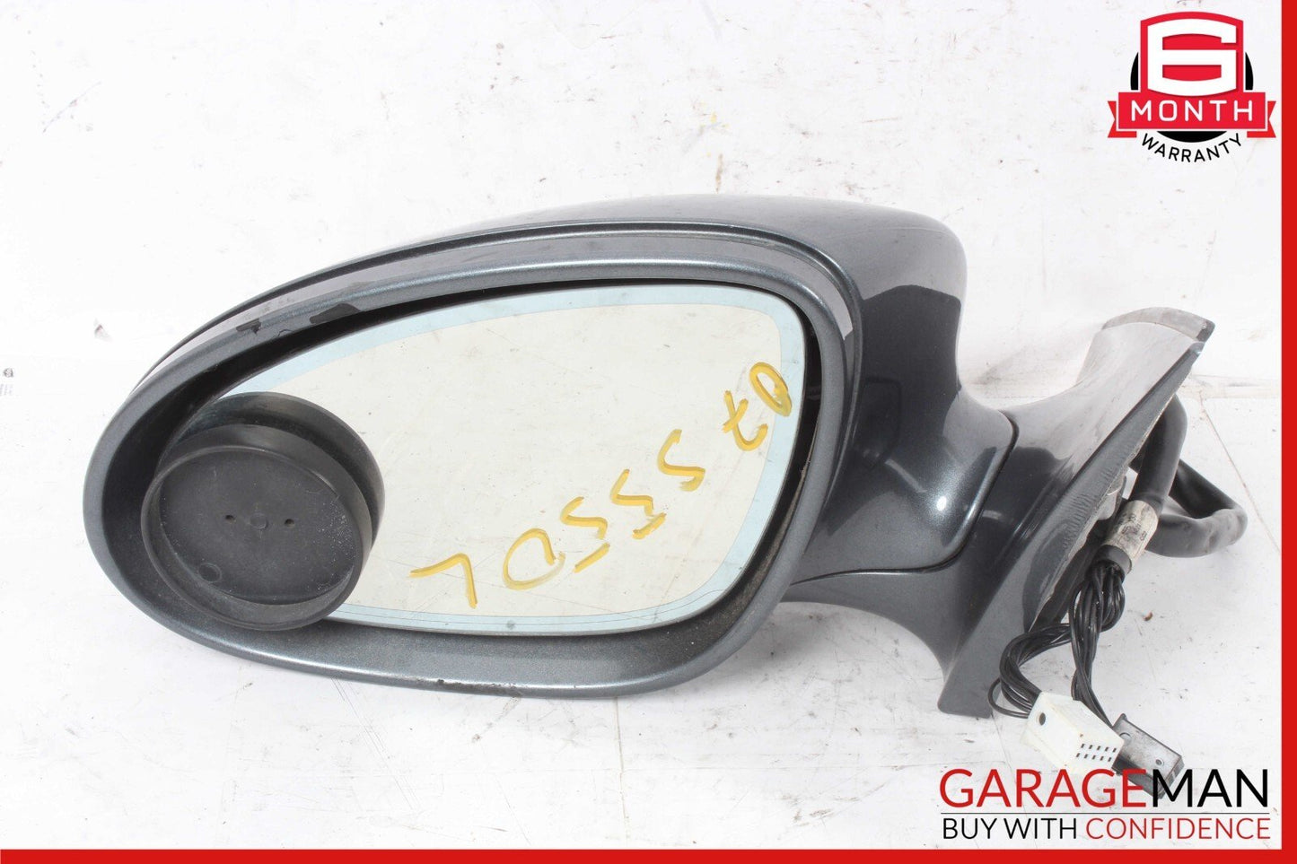 07-09 Mercedes W221 S550 S600 Front Left Driver Side Mirror Rear View Flintgray