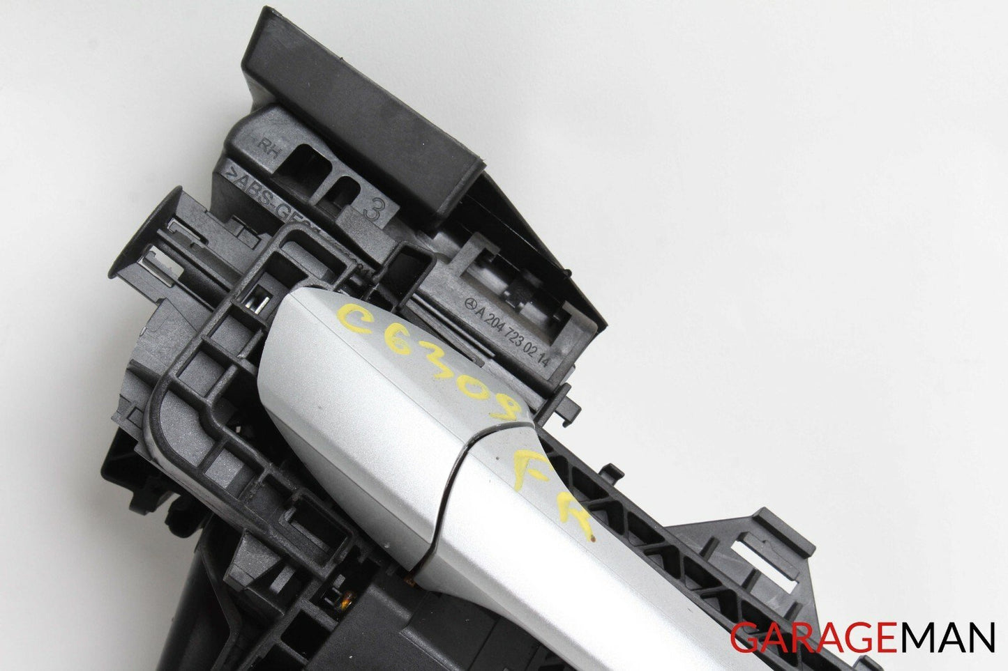 08-14 Mercedes W204 C63 AMG Front Right Side Exterior Door Handle Silver OEM