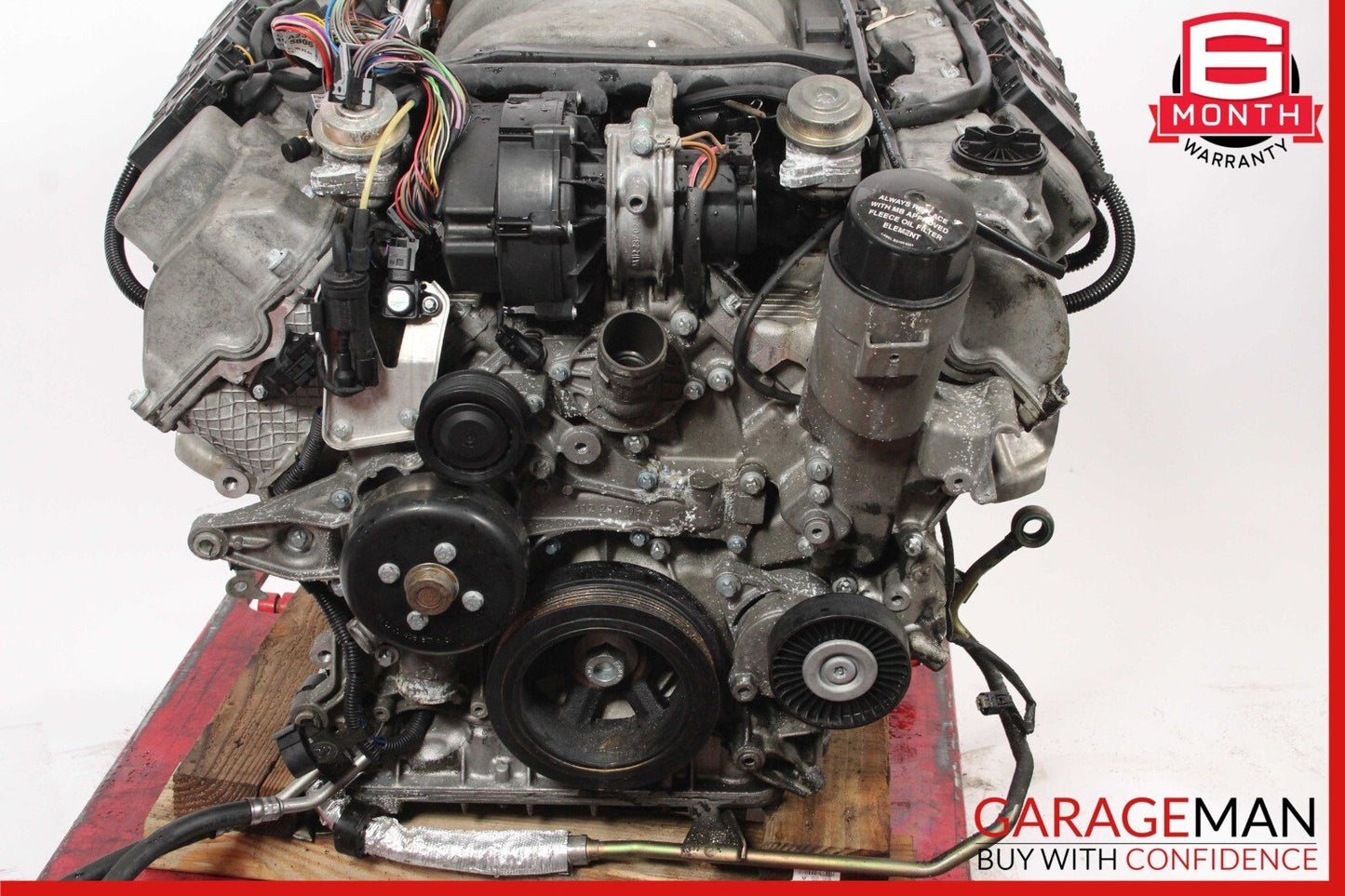 03-06 Mercedes R230 SL500 5.0L V8 Complete Engine Motor Block Assembly OEM 195k