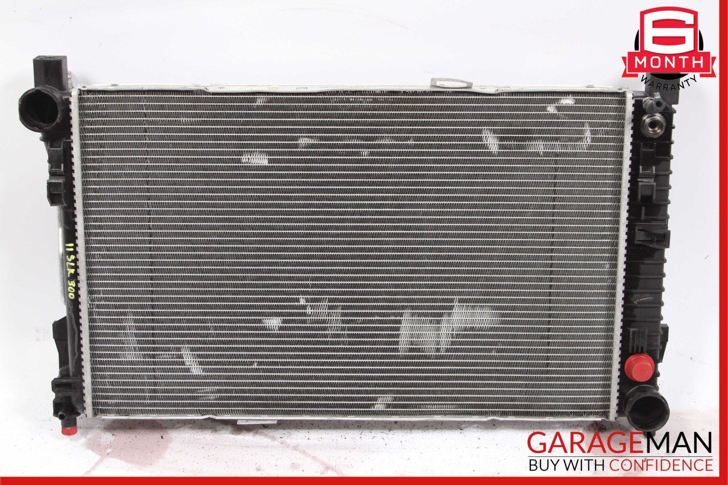09-11 Mercedes R171 SLK300 Engine Cooling Radiator AC A/C Air Condenser Assembly