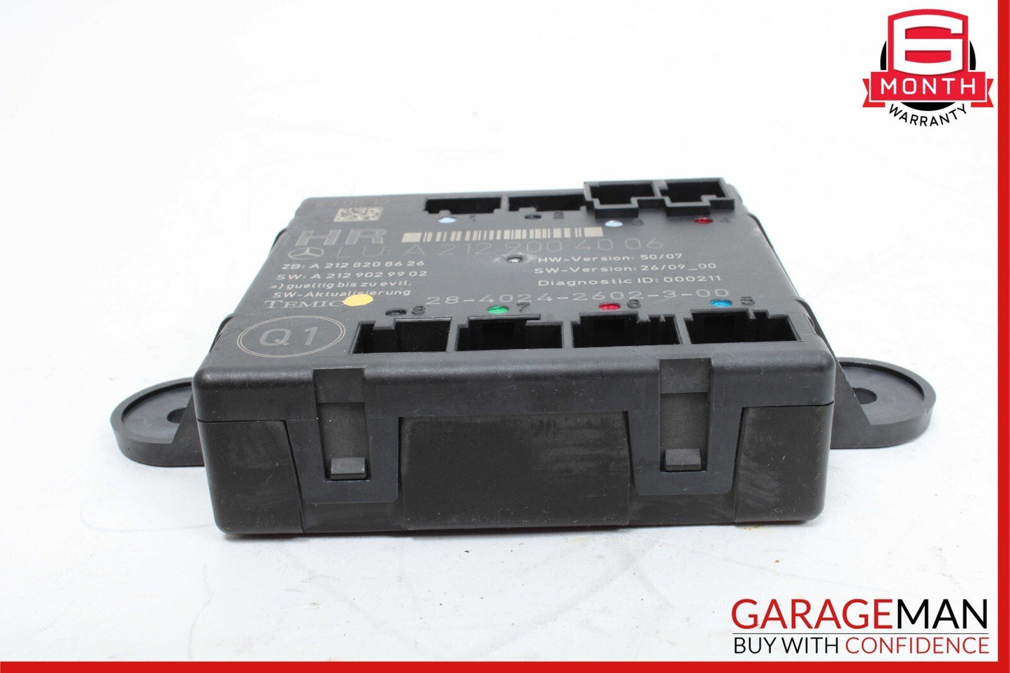 08-18 Mercedes W204 C250 C300 Rear Right Passenger Side Door Control Module OEM
