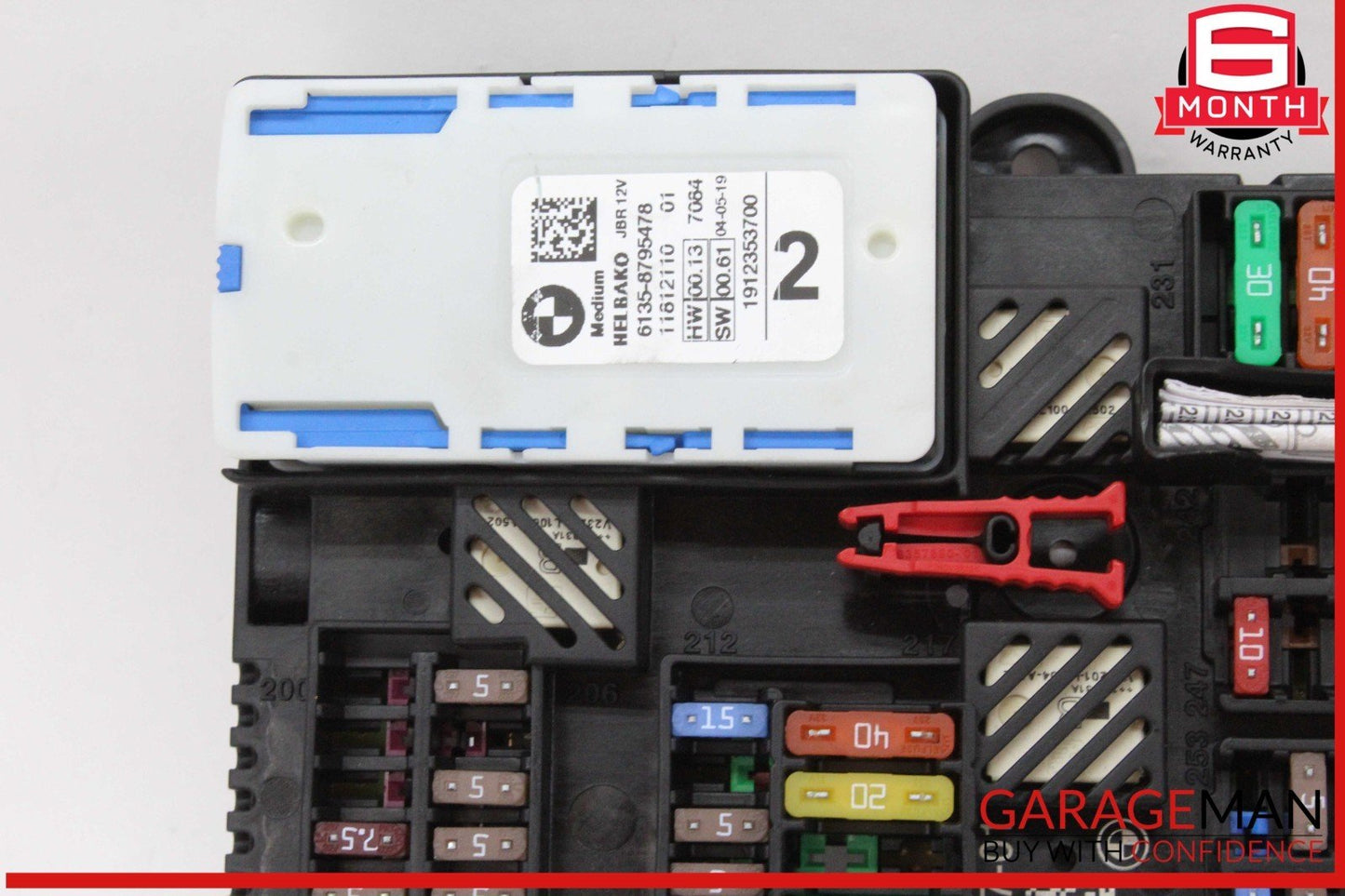 19-24 BMW M340i G20 Rear Power Distribution Relay Junction Fuse Box 8795478 OEM