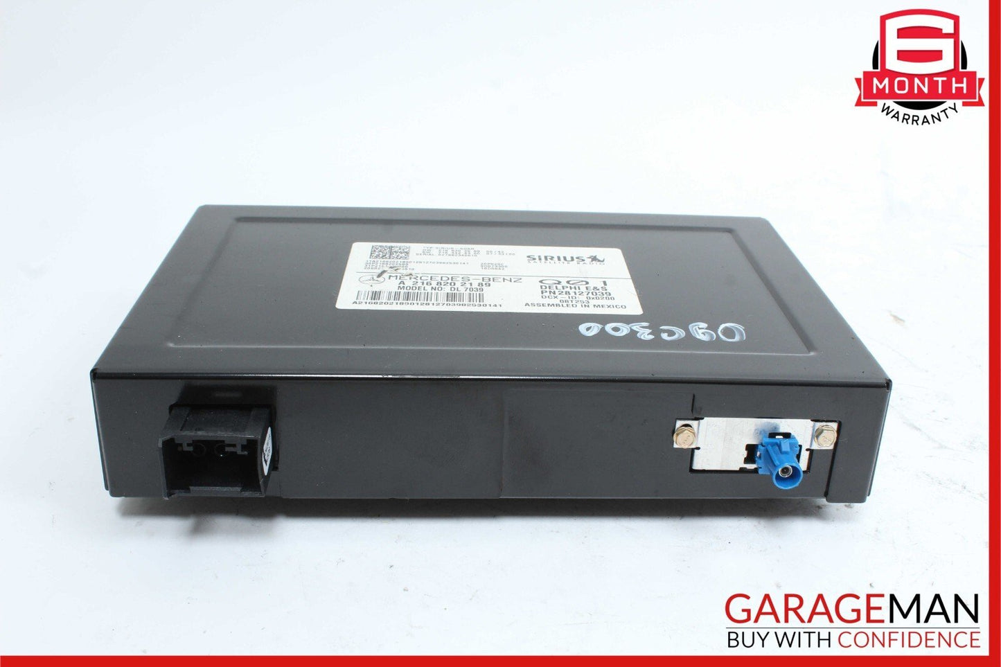 07-14 Mercedes W204 C300 C350 Sirius Satellite Radio Receiver Module Unit OEM