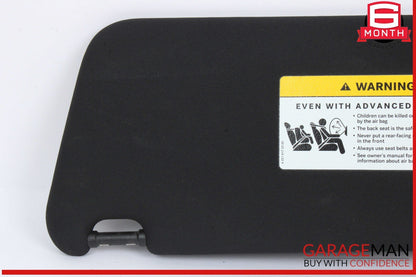 10-16 Mercedes W212 E400 Front Right Passenger Side Sunvisor Sun Visor Black OEM