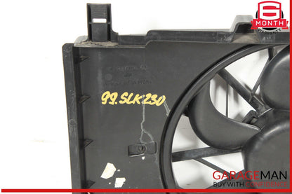 97-04 Mercedes R170 SLK230 C230 Engine Cooling Radiator Fan Motor Assembly OEM