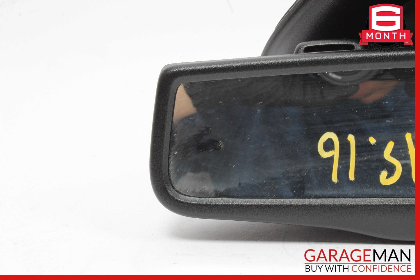 14-17 Maserati Ghibli Interior Upper Rear View Mirror Assembly Black OEM