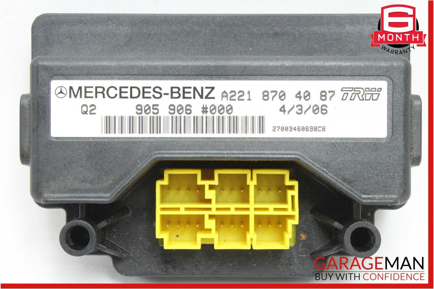 07-09 Mercedes S450 S550 Front Right Passenger Side Seat Occupancy Weight Sensor