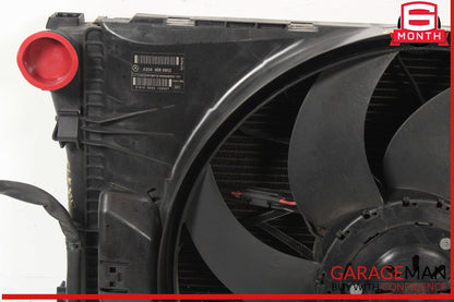 12-15 Mercedes X204 GLK350 Engine Radiator Condenser Cooling Fan Motor Assy