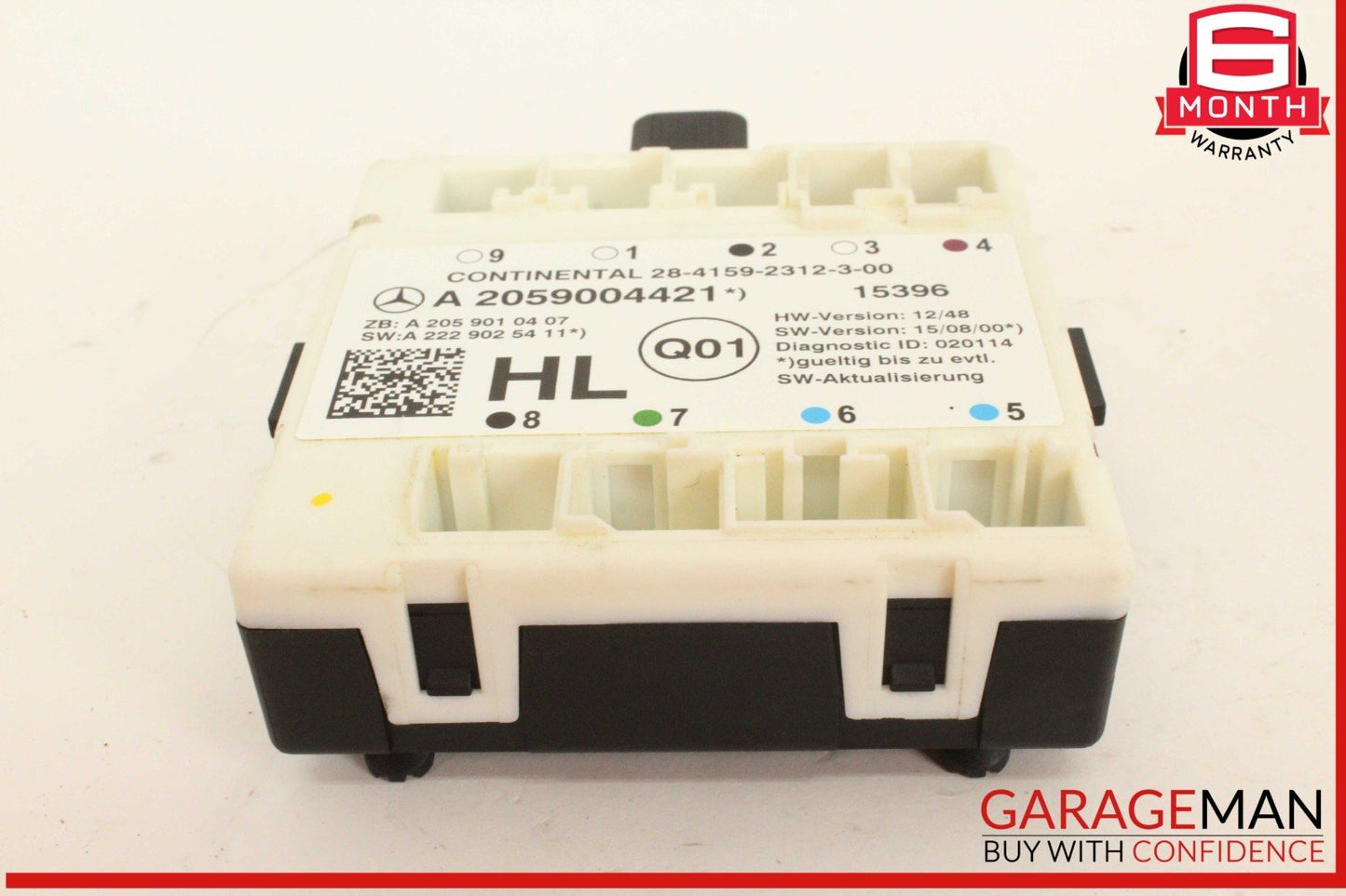 15-20 Mercedes W205 C300 Rear Left Driver Side Door Control Module Unit OEM