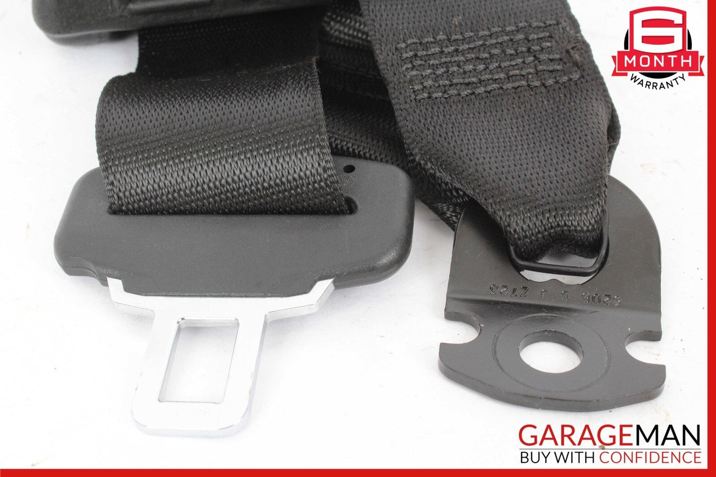17-20 Maserati Levante S M161 Rear Left or Right Side Seatbelt Black OEM