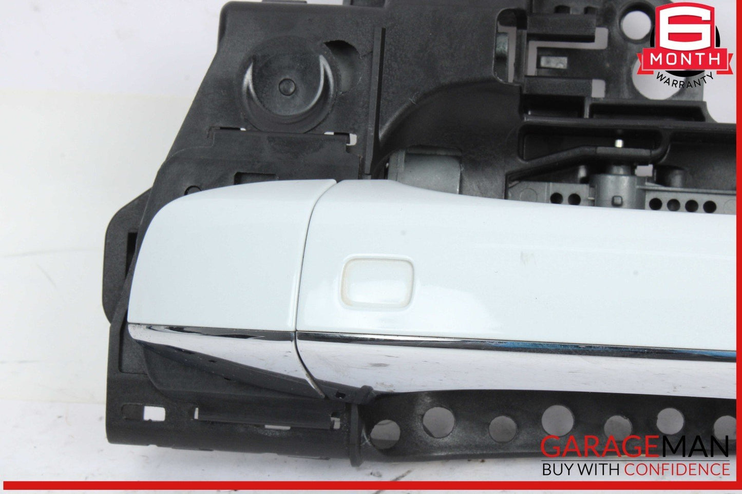 08-18 Audi Q5 A4 S4 A5 Rear Left Driver Side Exterior Door Handle White OEM