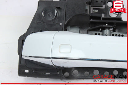 08-18 Audi Q5 A4 S4 A5 Rear Left Driver Side Exterior Door Handle White OEM
