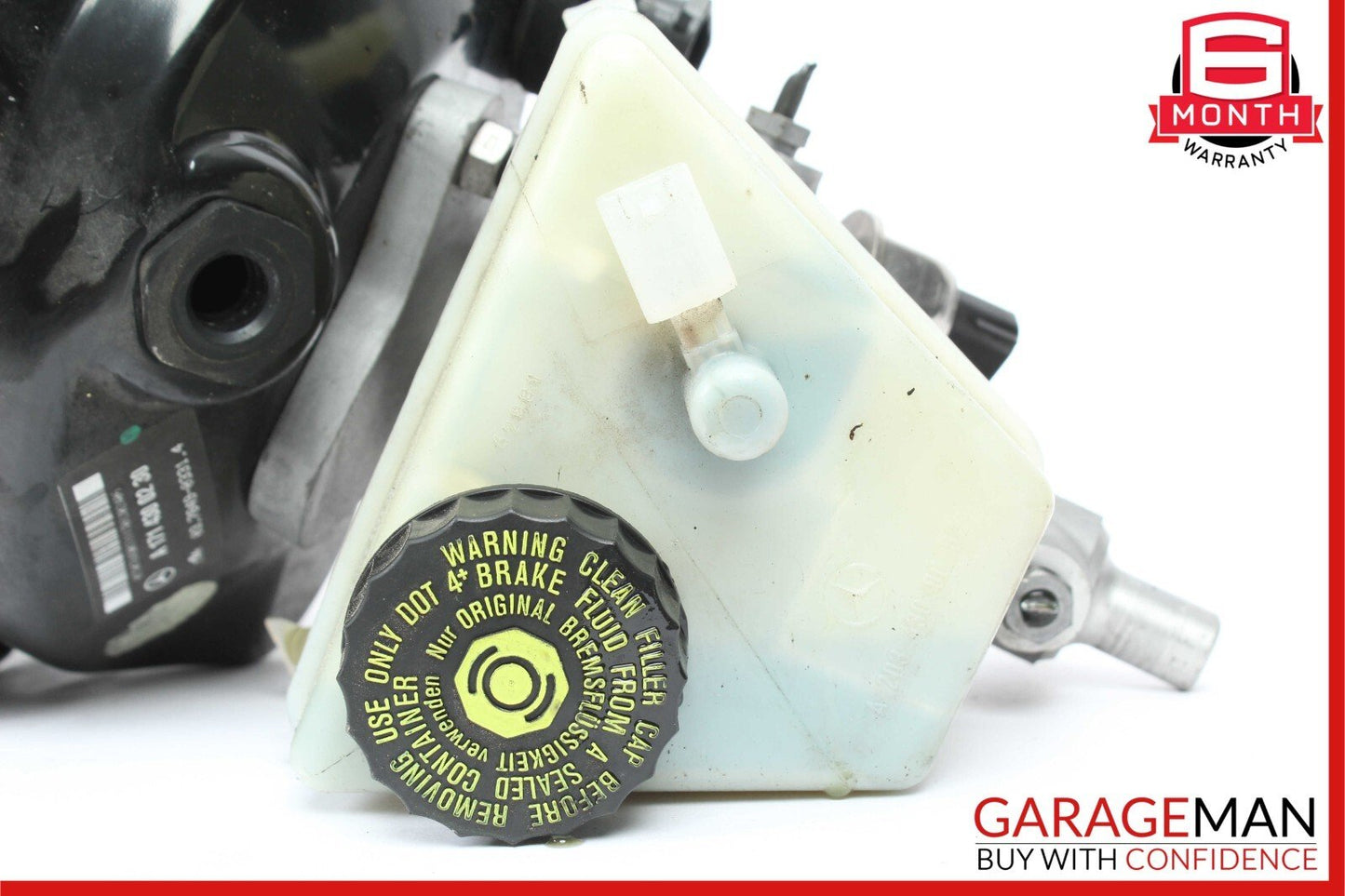 05-11 Mercedes R171 SLK350 Power Brake Booster Master Cylinder Reservoir OEM