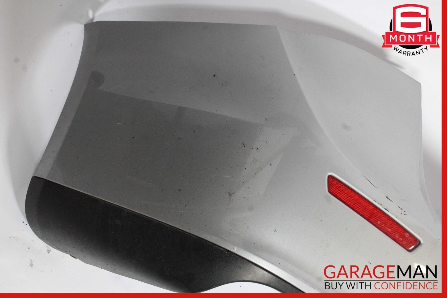 14-17 Maserati Ghibli M157 Rear Bumper Cover Panel Silver OEM