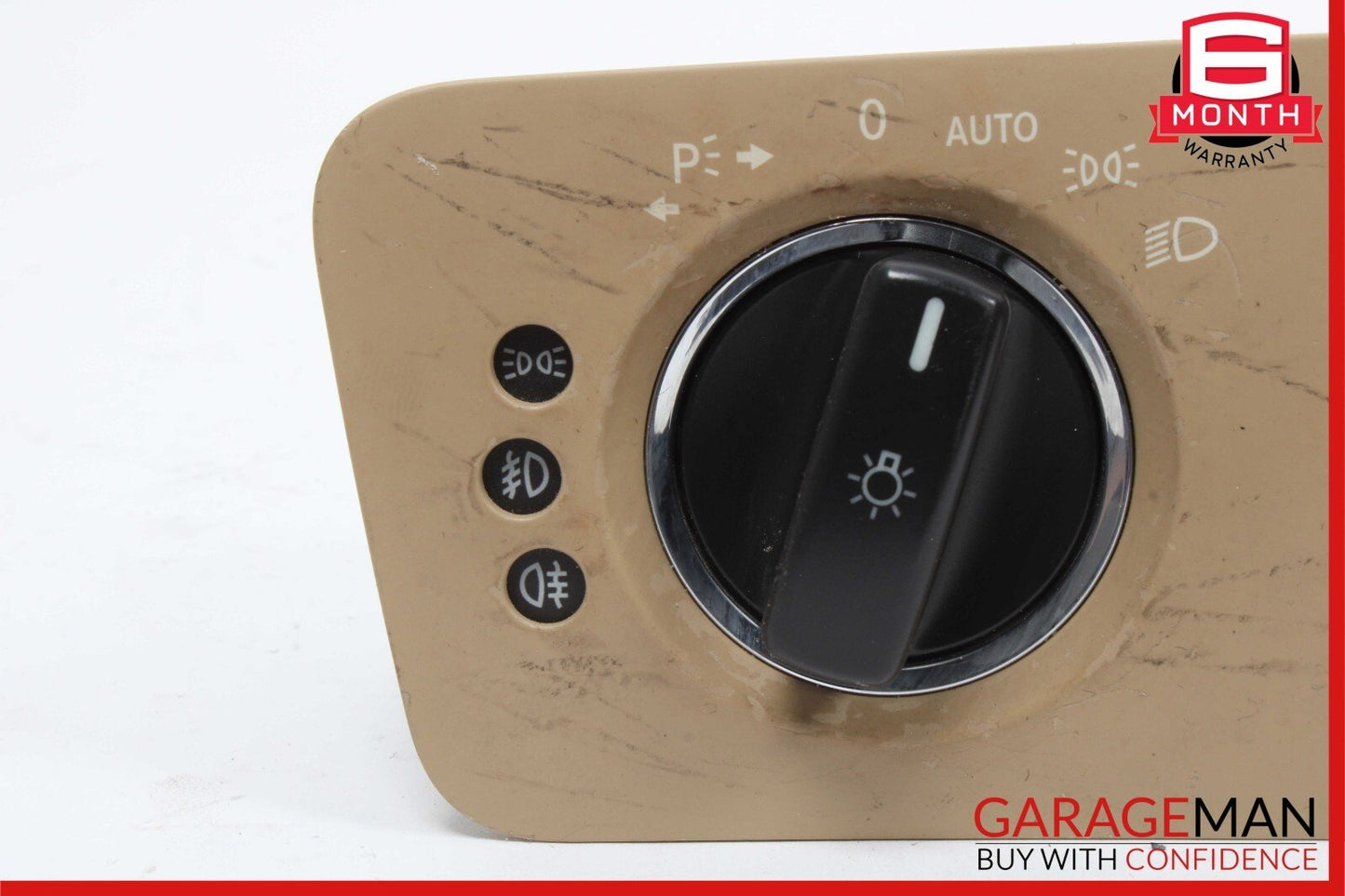 06-11 Mercedes W219 CLS500 Headlight Switch Washer Beige 2195450104 OEM