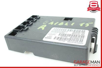 14-17 Maserati Ghibli Seat Heater Fan HVAC Control Module 670009709 OEM