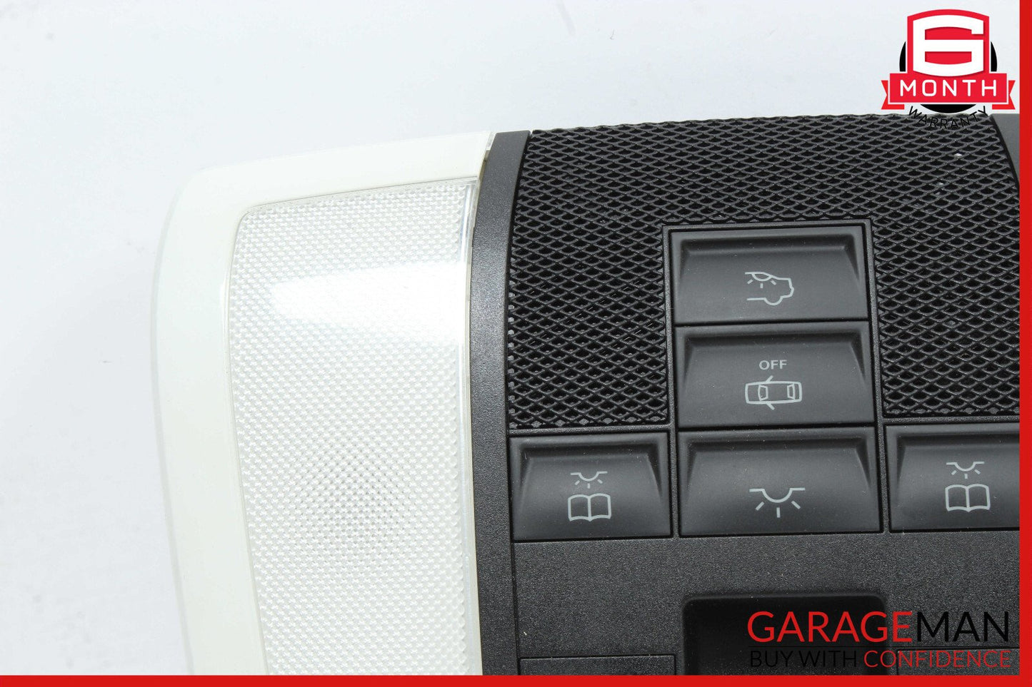 08-11 Mercedes W204 C63 AMG Front Overhead Dome Light Lamp Switch Control Black