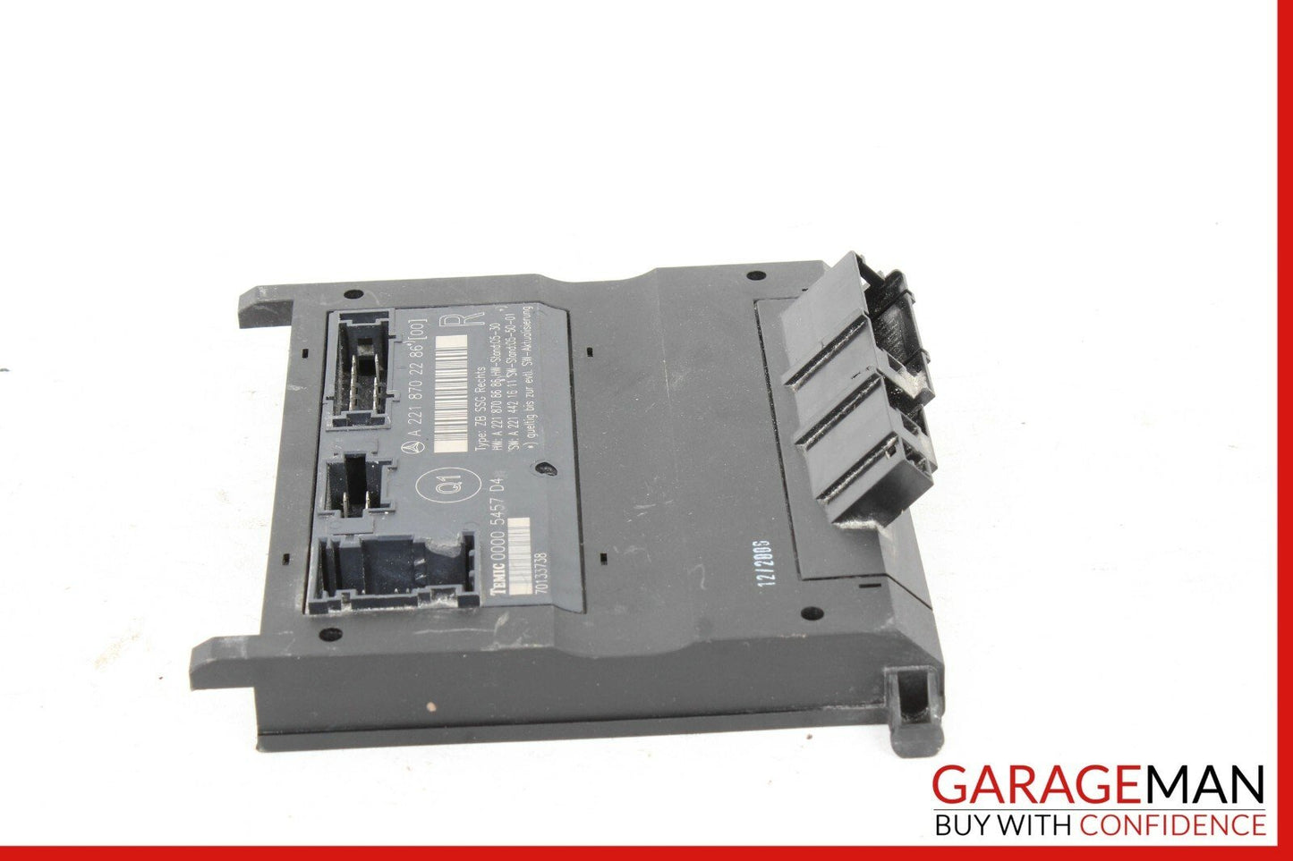 07-09 Mercedes W221 S550 Front Right Passenger Side Under Seat Control Unit Q1