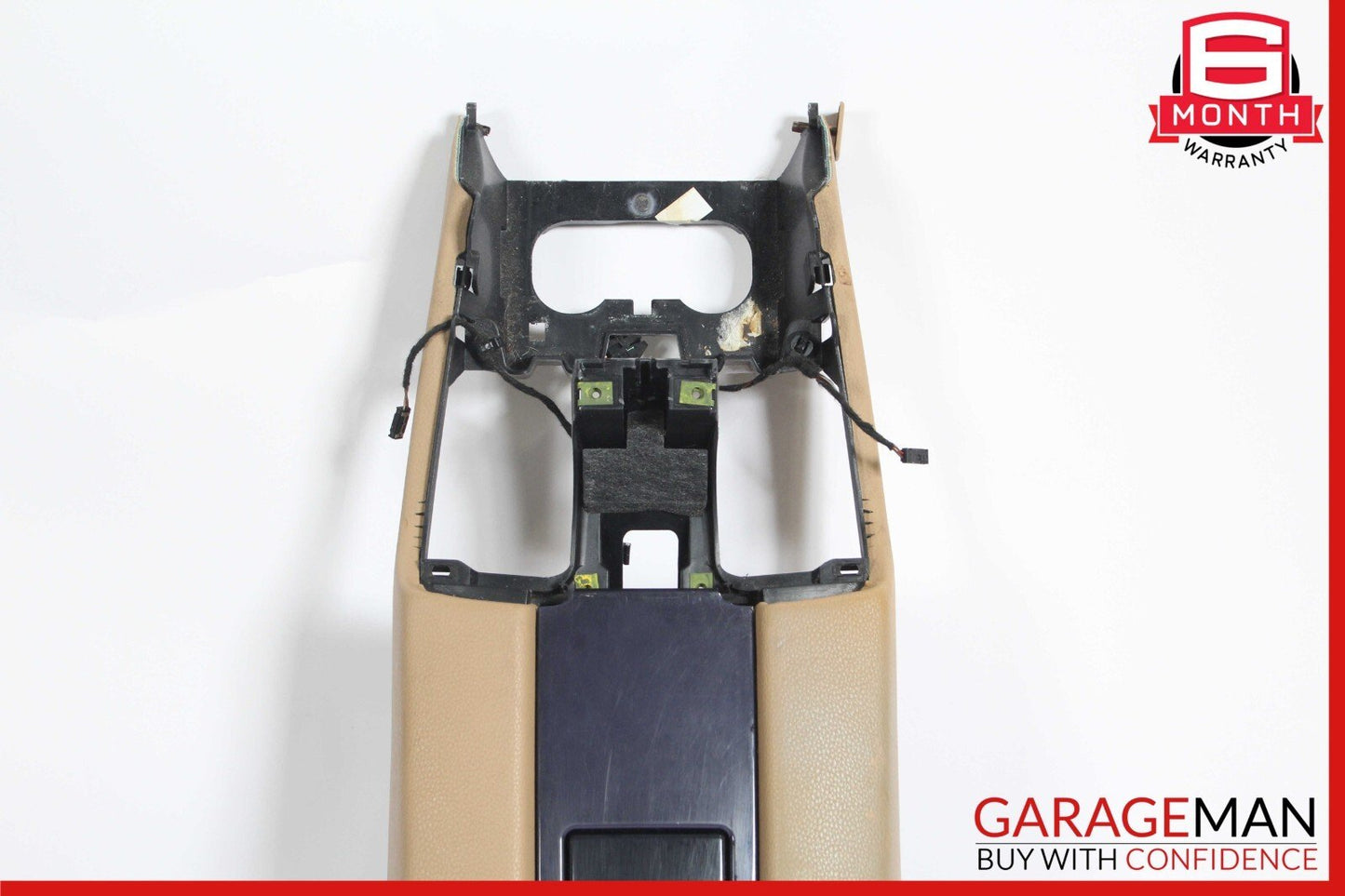 10-16 Porsche Panamera 970 Rear Center Middle Console Storage Trim Panel Beige