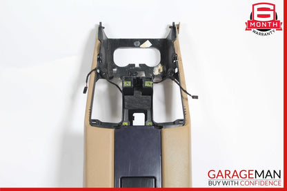 10-16 Porsche Panamera 970 Rear Center Middle Console Storage Trim Panel Beige