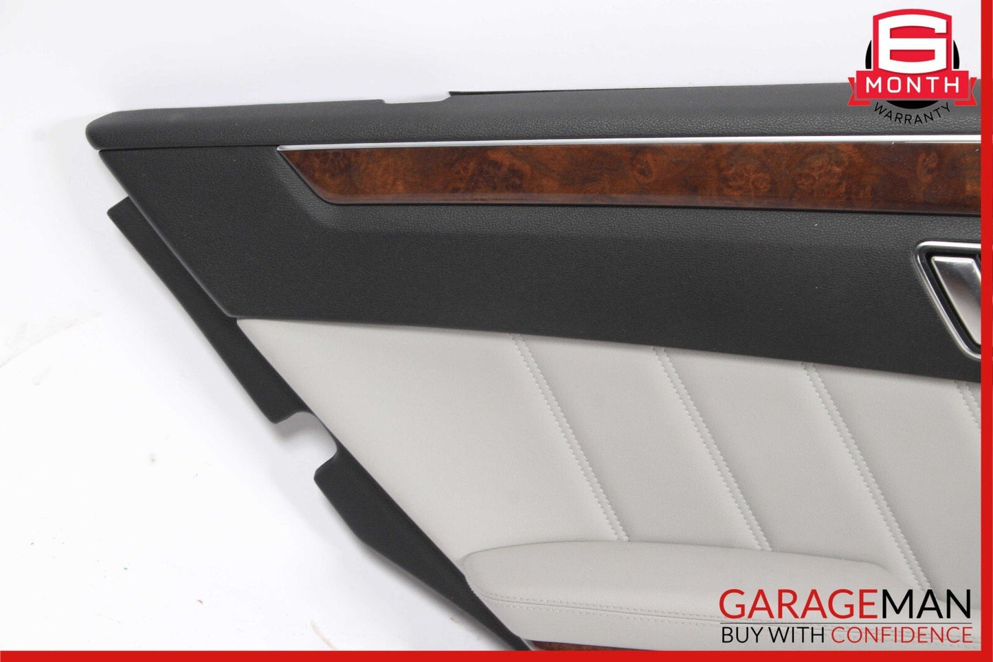 10-13 Mercedes W212 E350 E550 Rear Left Driver Side Interior Door Panel Grey