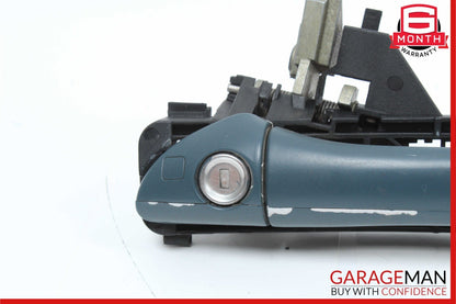 03-06 Mercedes R230 SL500 SL600 Front Left Side Exterior Door Handle Blue OEM