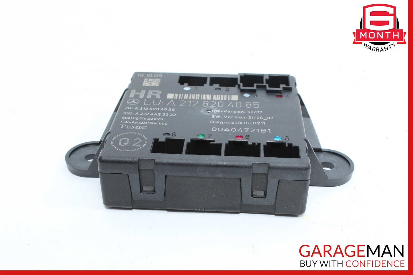 08-18 Mercedes W204 C300 C350 Rear Right Side Door Control Module OEM