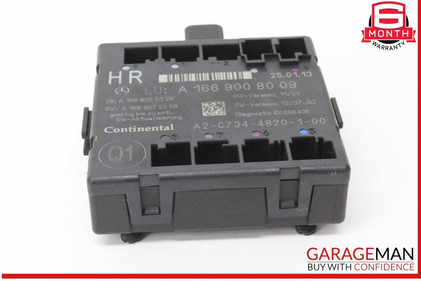 12-19 Mercedes X166 GL450 GLE350 Rear Right Side Door Control Module Unit