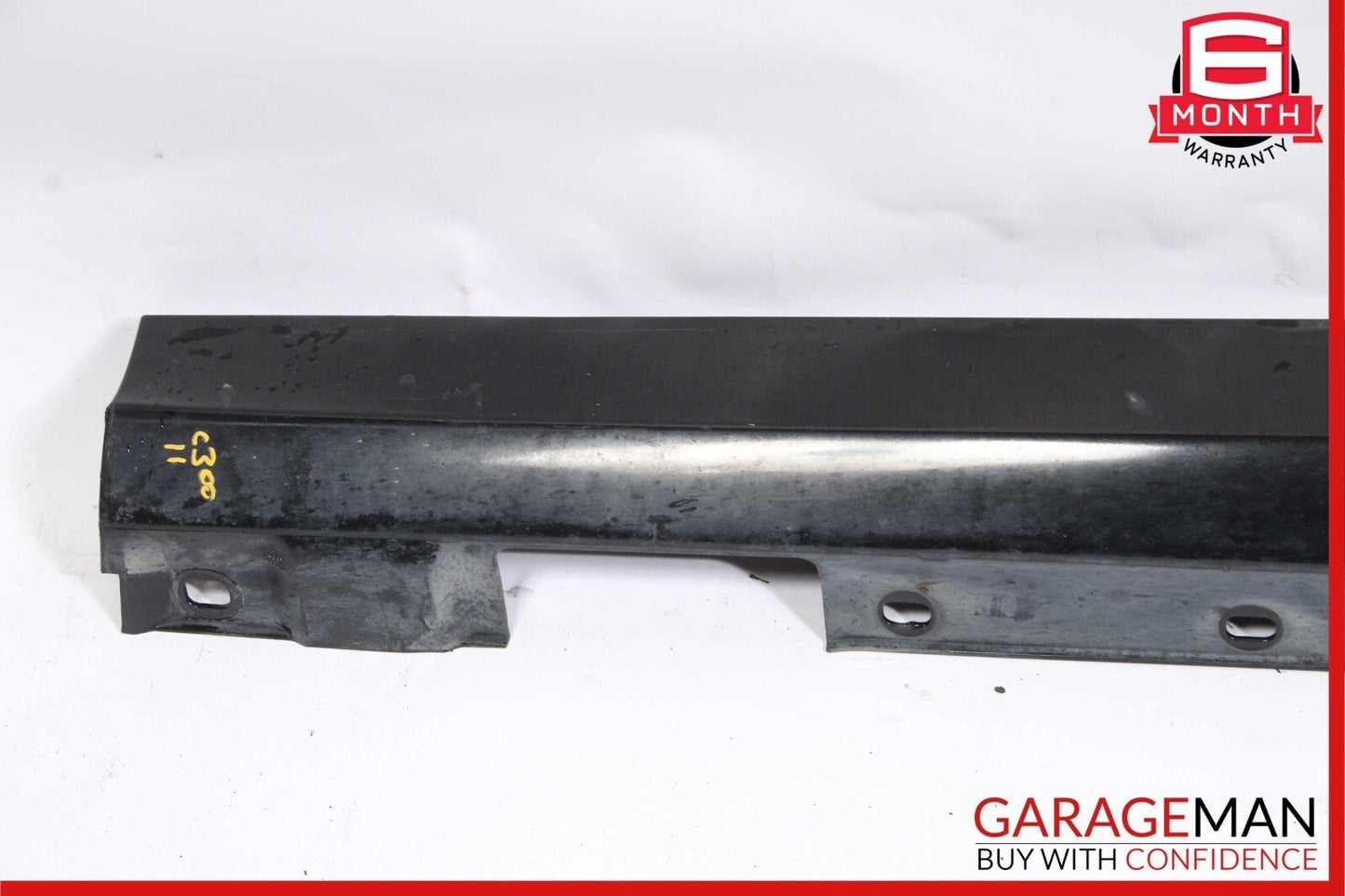 08-14 Mercedes W204 C300 Base Left Side Rocker Skirt Molding Panel Cover Black