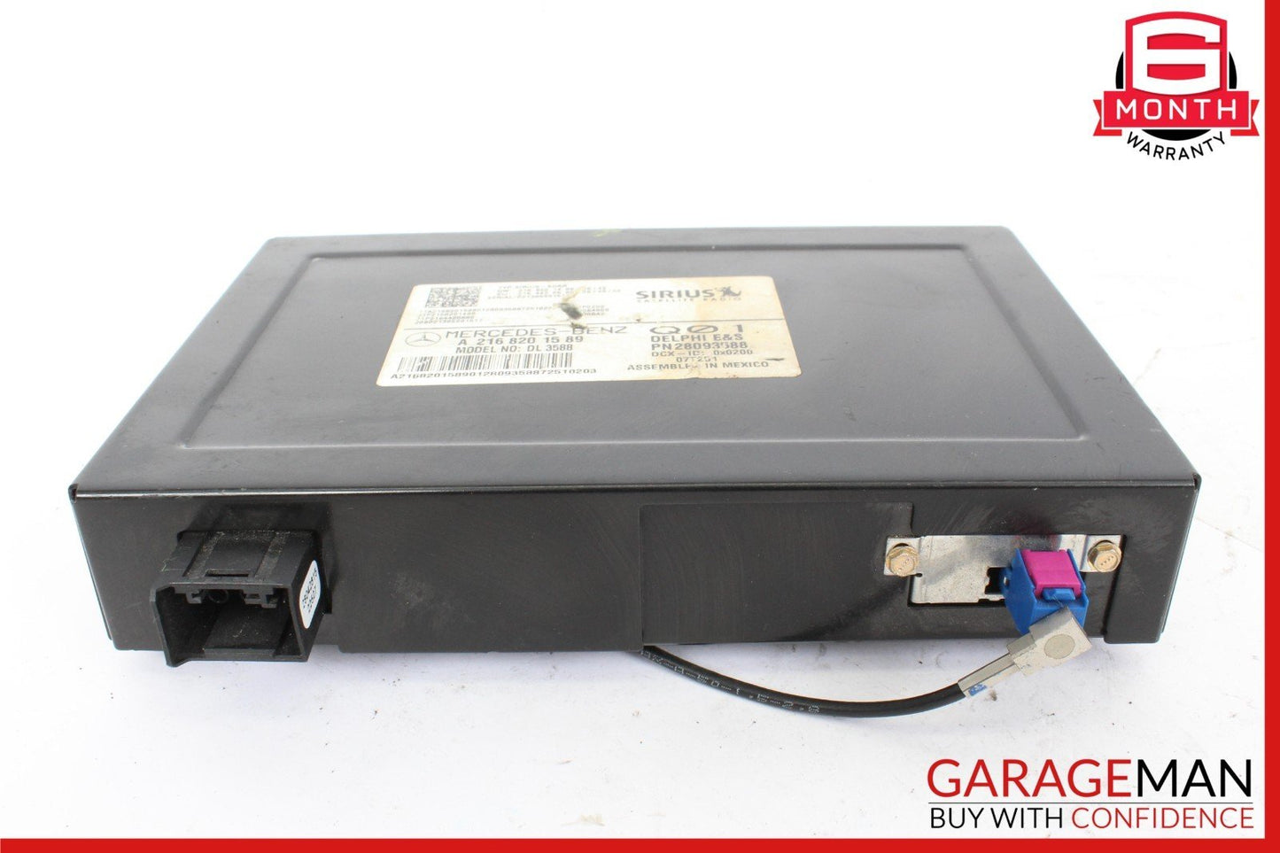 07-14 Mercedes W216 CL550 SLK350 Sirius Satellite Radio Module Receiver OEM