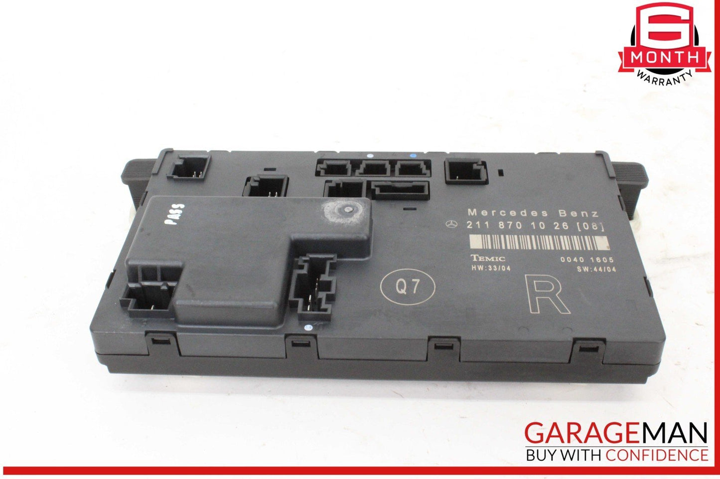 03-09 Mercedes W211 E550 E350 Front Right Passenger Side Door Control Module OEM