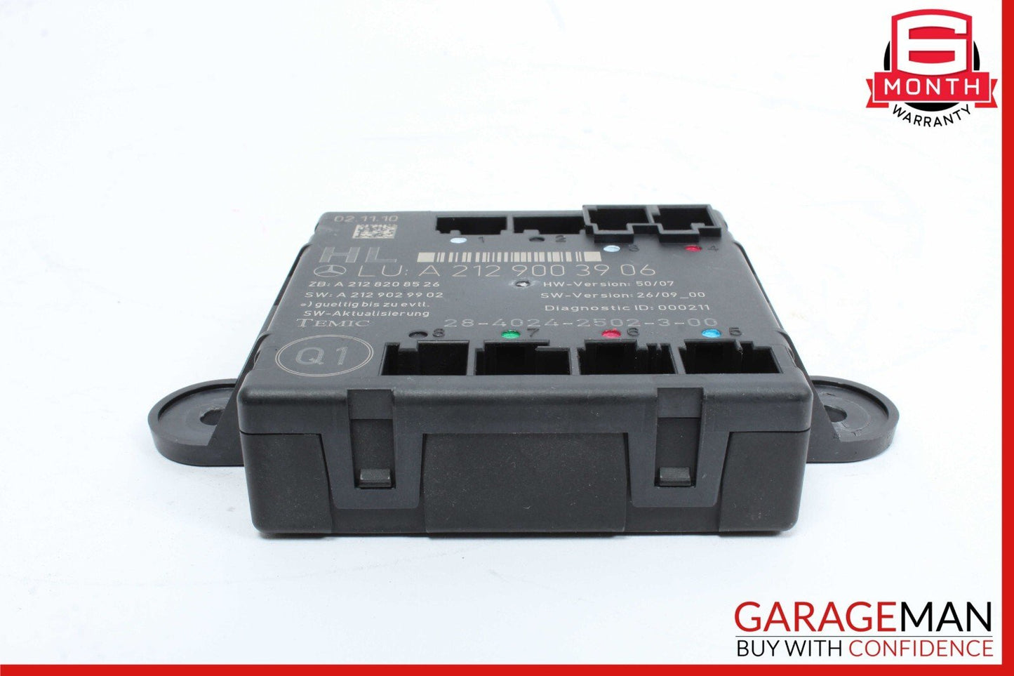 08-18 Mercedes W212 E350 C350 CLS550 Rear Left Side Door Control Module OEM