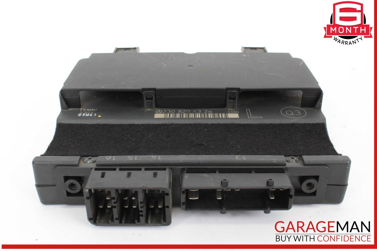 03-12 Mercedes R230 SL500 SL55 AMG Front Left Under Seat Control Module Unit OEM