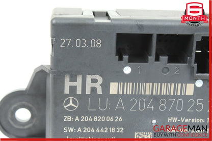 08-14 Mercedes W204 C300 Rear Right Passenger Side Door Controller Module OEM