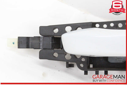 17-24 Audi Q7 Rear Left Driver Side Exterior Door Handle White 4M0837885A OEM