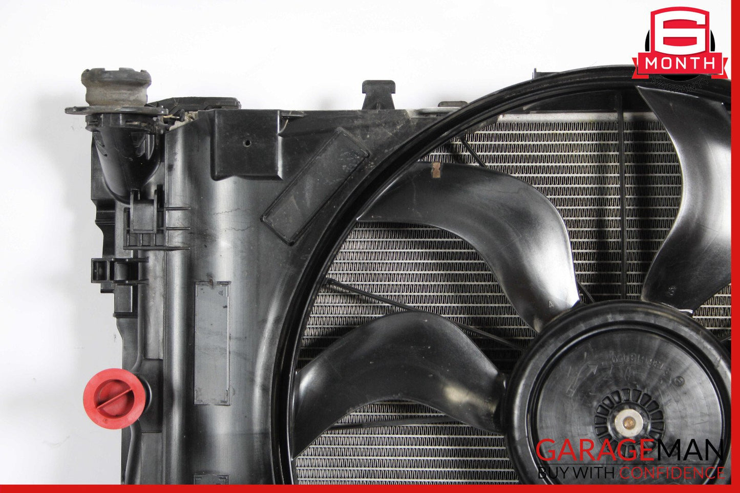 12-15 Mercedes R172 SLK250 Radiator Cooling Fan Motor AC Condenser Assy OEM