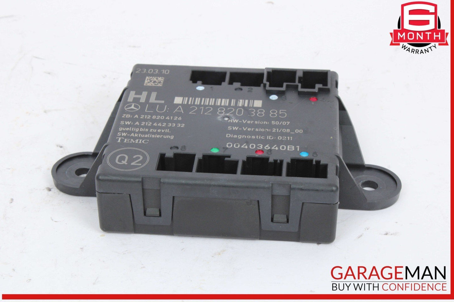 08-18 Mercedes W212 E350 Rear Left Driver Side Door Control Module Unit OEM