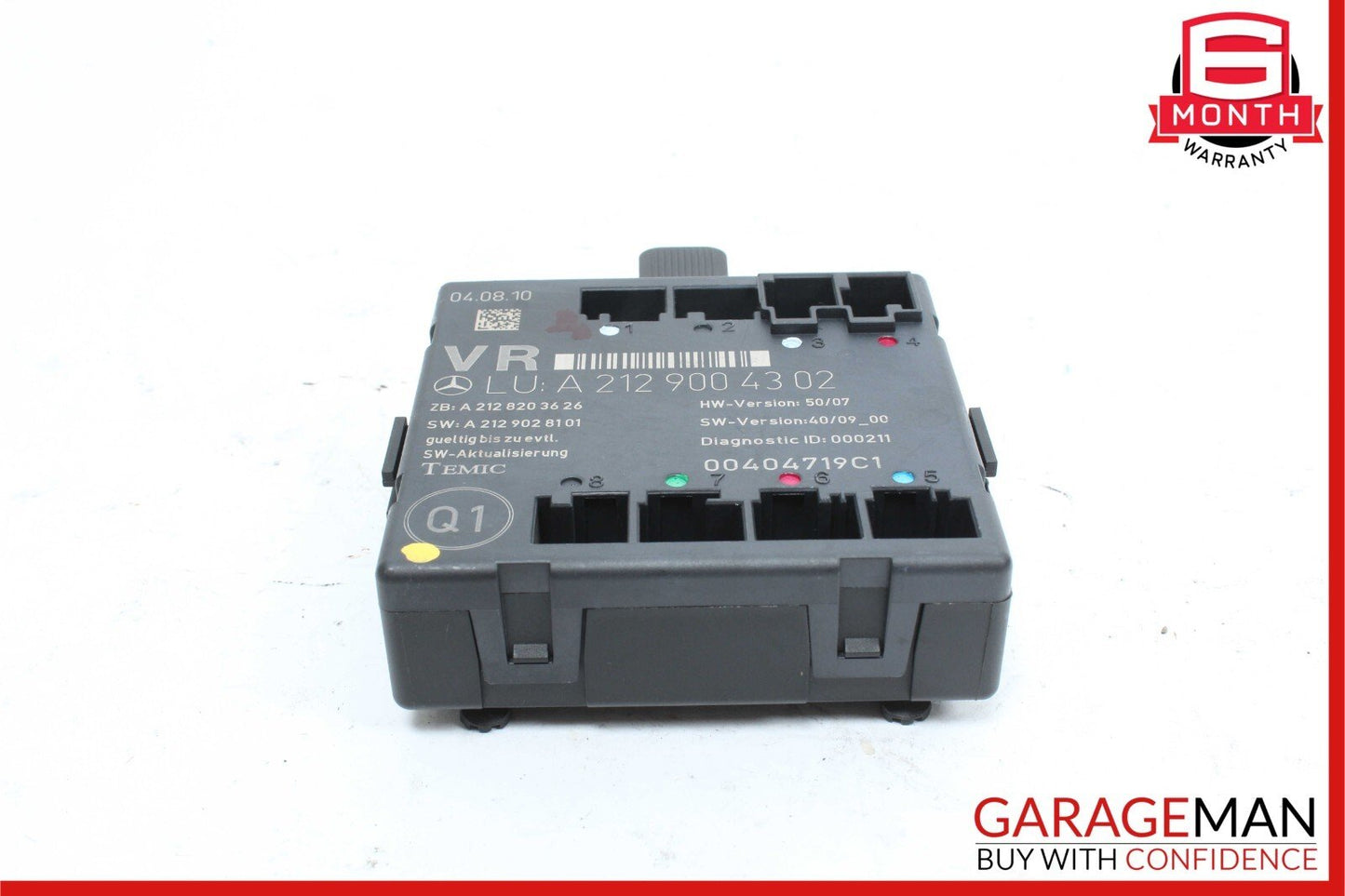 08-18 Mercedes W204 C300 C350 Front Right Side Door Control Module Unit OEM