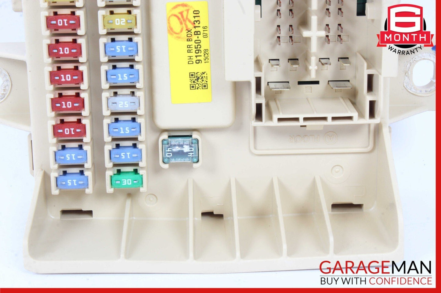 15-17 Hyundai Genesis G80 Rear Trunk Fuse Relay Junction Box Fusebox OEM