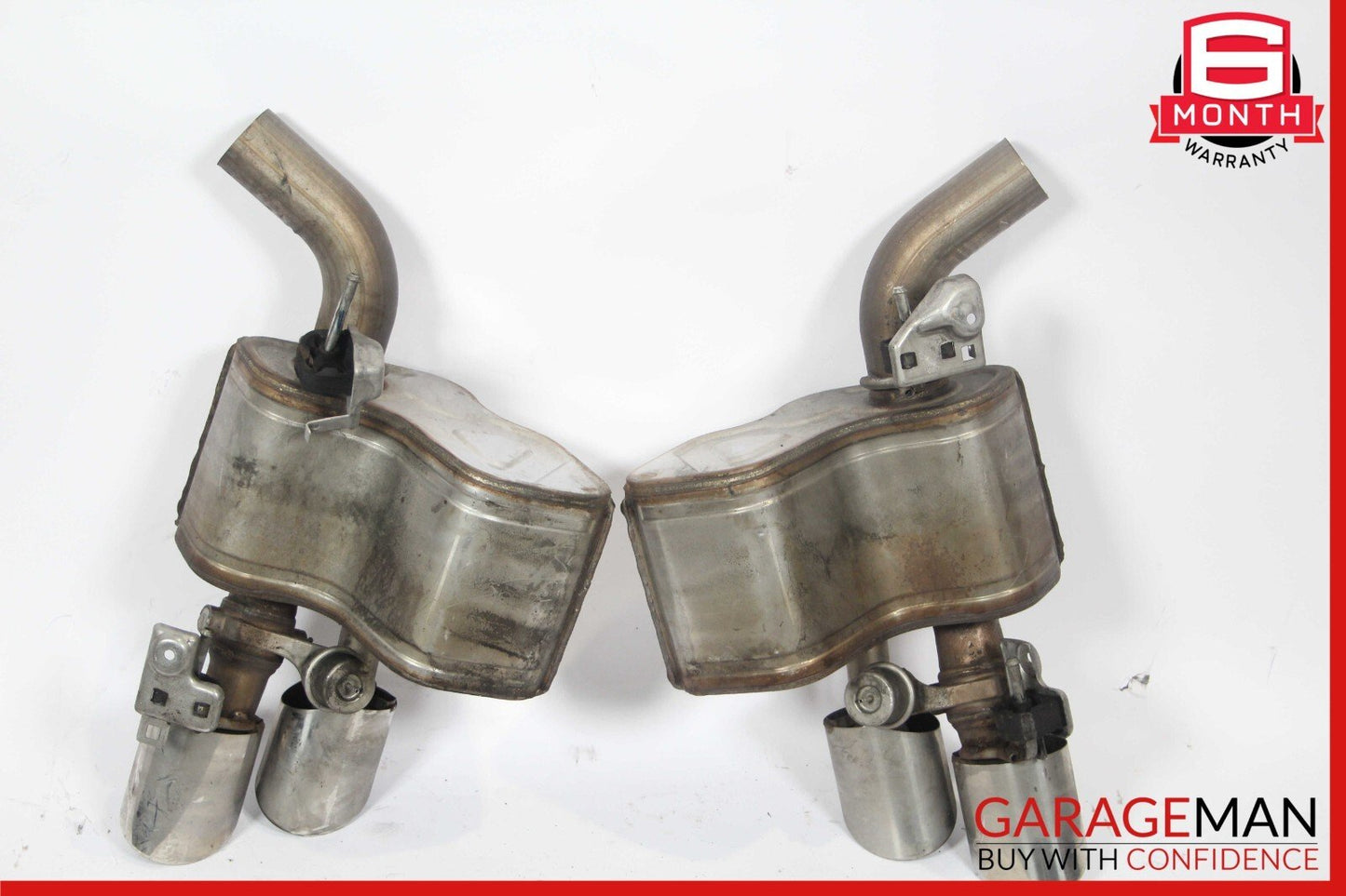 14-20 Maserati Ghibli 3.0L Rear Right & Left Side Exhaust Muffler Tips Set of 2