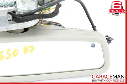 07-09 Mercedes W221 S550 Interior Top Upper Rear View Inside Dim Mirror Gray OEM