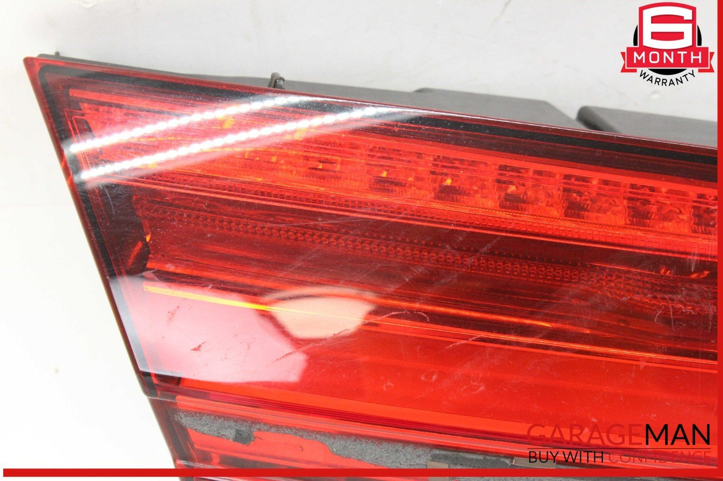 15-18 Audi A8 S8 Rear Left Driver Side Inner Tail Light Lamp 4H0945093J OEM