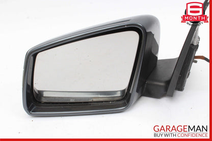 12-14 Mercedes W204 C300 Front Left Side Mirror Door Rear View Glass Grey OEM