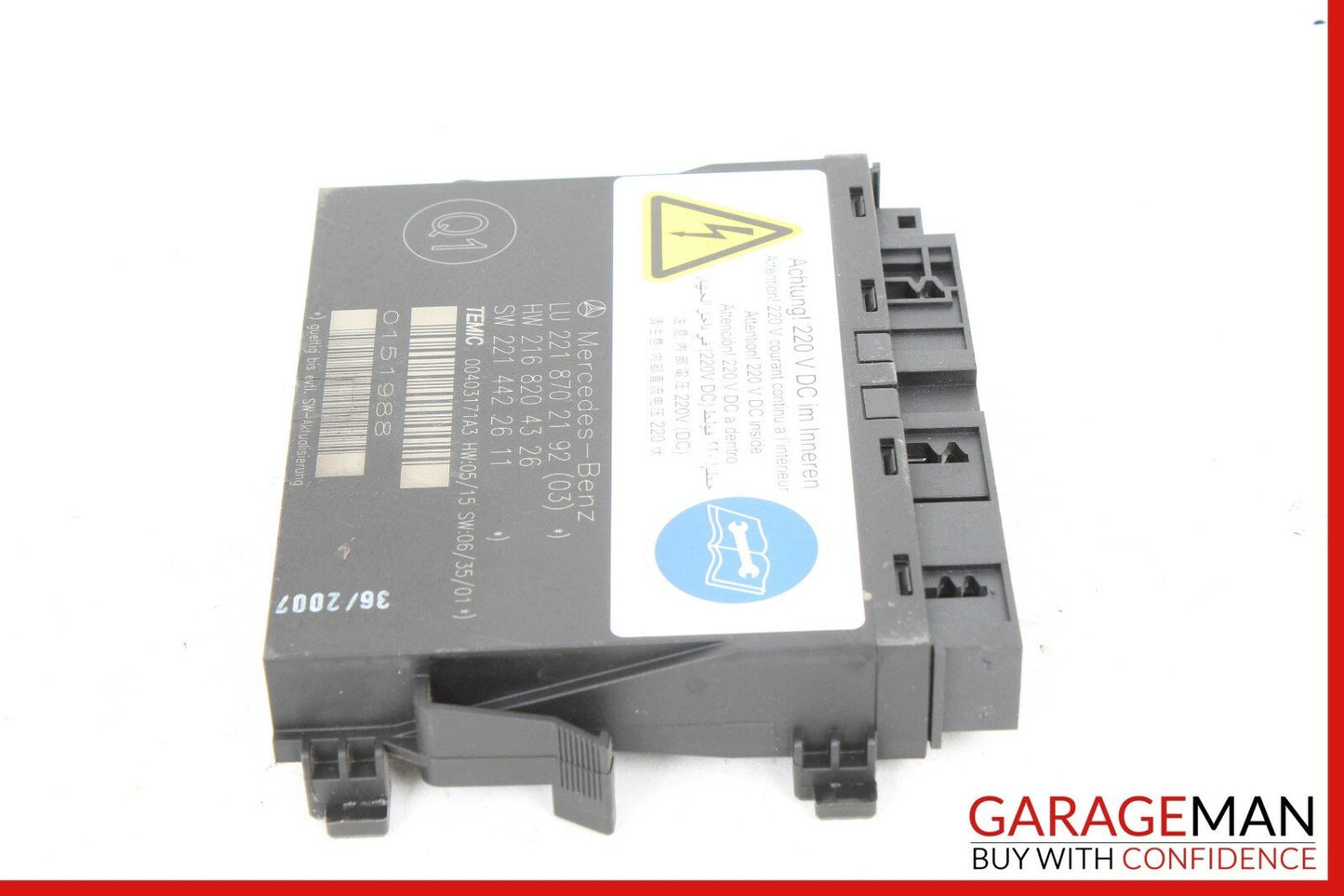 07-09 Mercedes W216 CL550 Front Right or Left Dynamic Seat Control Module OEM