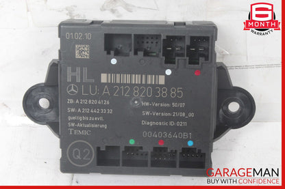 08-18 Mercedes W204 C300 E350 CLS550 Rear Left Door Control Module Unit OEM