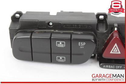 01-04 Mercedes W209 CLK500 C240 Dash Hazard Light Controller Switch Module Unit