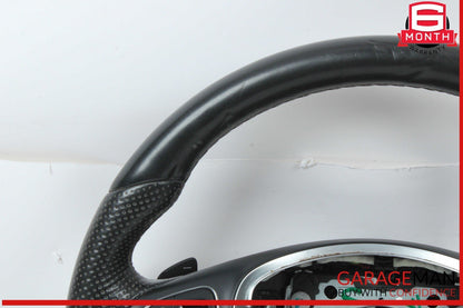 17-19 Mercedes W213 E300 Sport Steering Wheel Black 0004607103 OEM