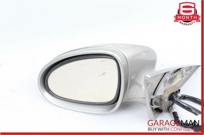 06-08 Mercedes W219 CLS500 Front Left Side Mirror Door Rear View Silver OEM